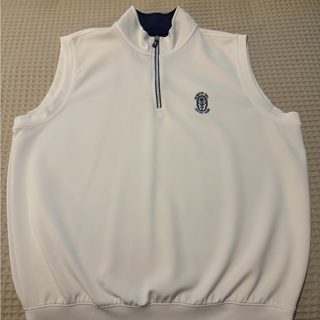 Fairway Greene White Sleeveless Pullover Fairway Greene White Sleeveless Pullover